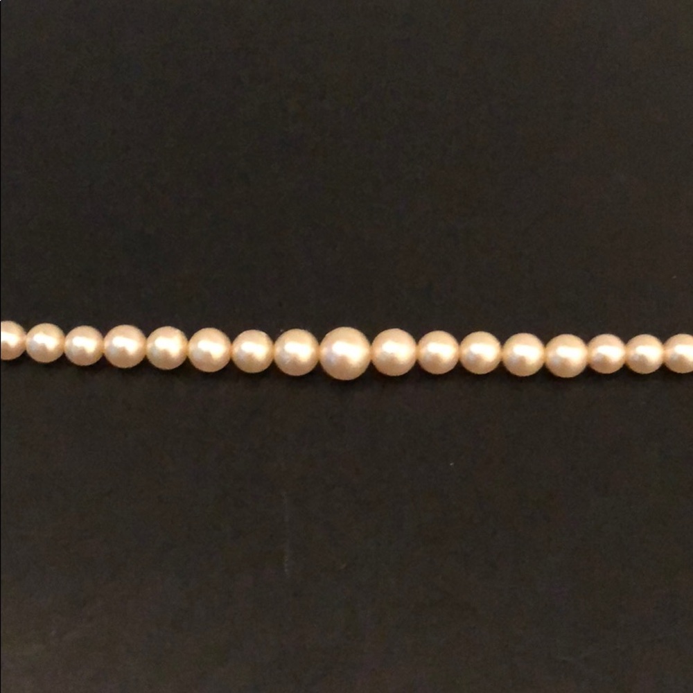 VINTAGE 1950’s RETRO CULTURED PEARL CHOKER - Picture 5 of 14